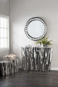 Wyn Roots Silver Leaf Bench