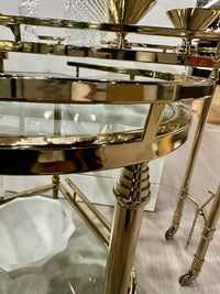 Amelia Gold Bar Cart