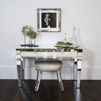 Clay Acrylic & Beige Faux Shagreen Chair