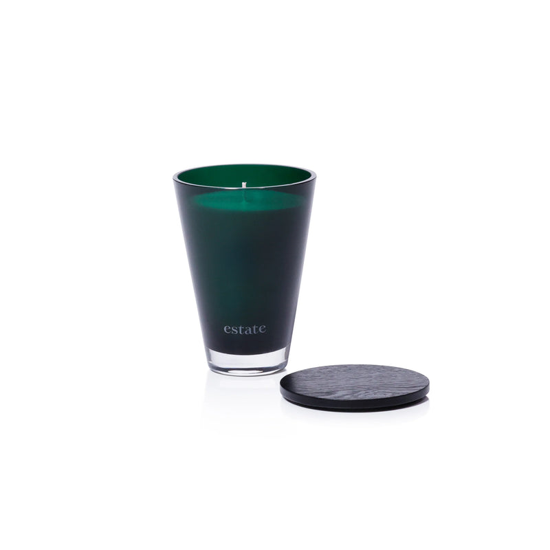 Estate Candle - 10.5 oz Green/Cypress (Set of 4)
