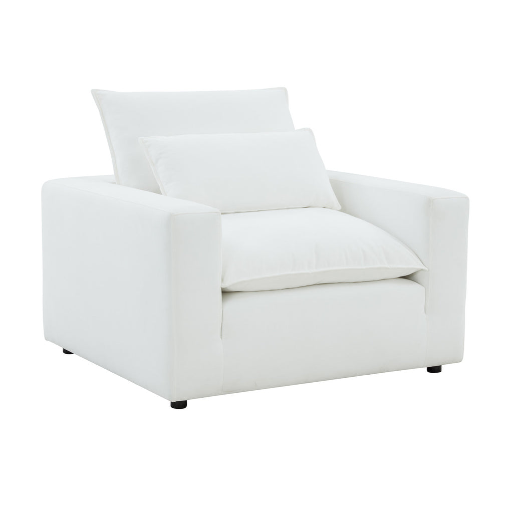 Carlie Pearl Arm Chair - Luxury Living Collection