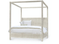 Woodside Canopy Bed - White Sand