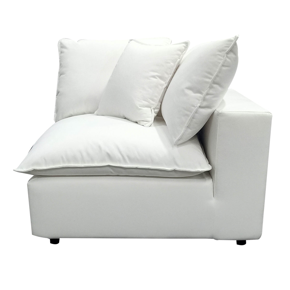 Cali Pearl Performance Fabric Modular Corner Chair