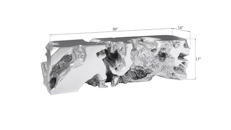 Wyn Silver Leaf Bench