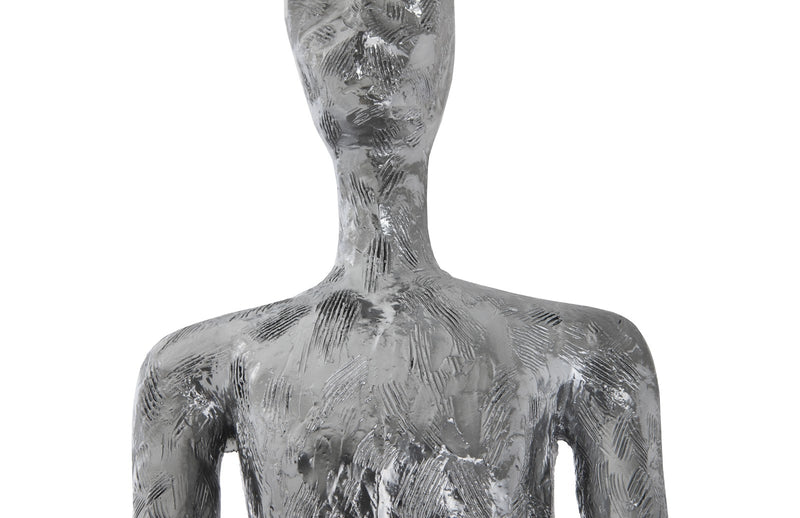 Romeo Liquid Silver Sculpture