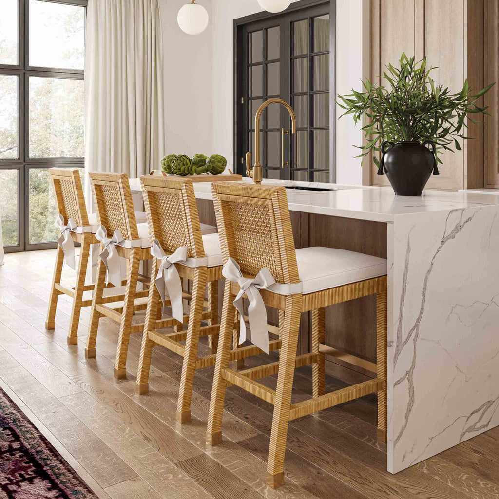 Arimo Rattan Bar Stool - Luxury Living Collection
