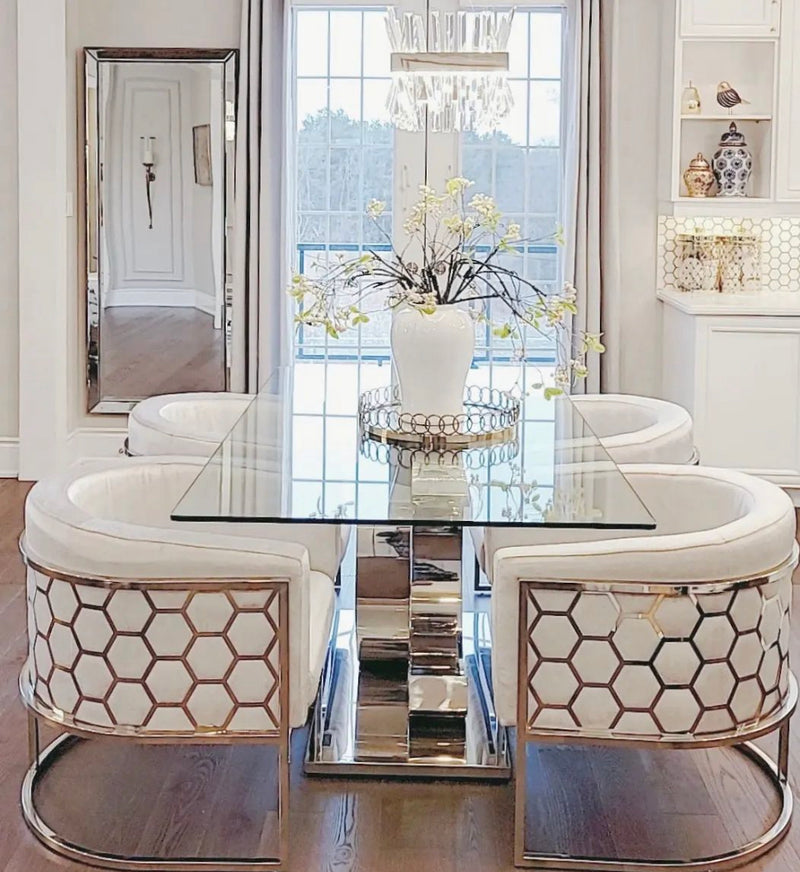 Cora Ivory Accent Chair
