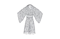 Kimono Woman Silver Sculpture