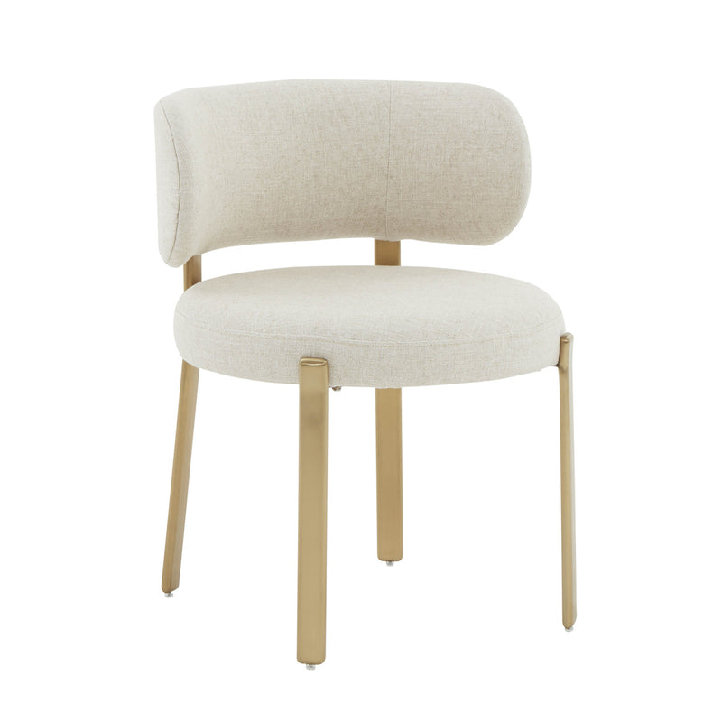 Havana Cream Linen Dining Chair - Luxury Living Collection