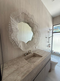 Miramar 46" White Mirror