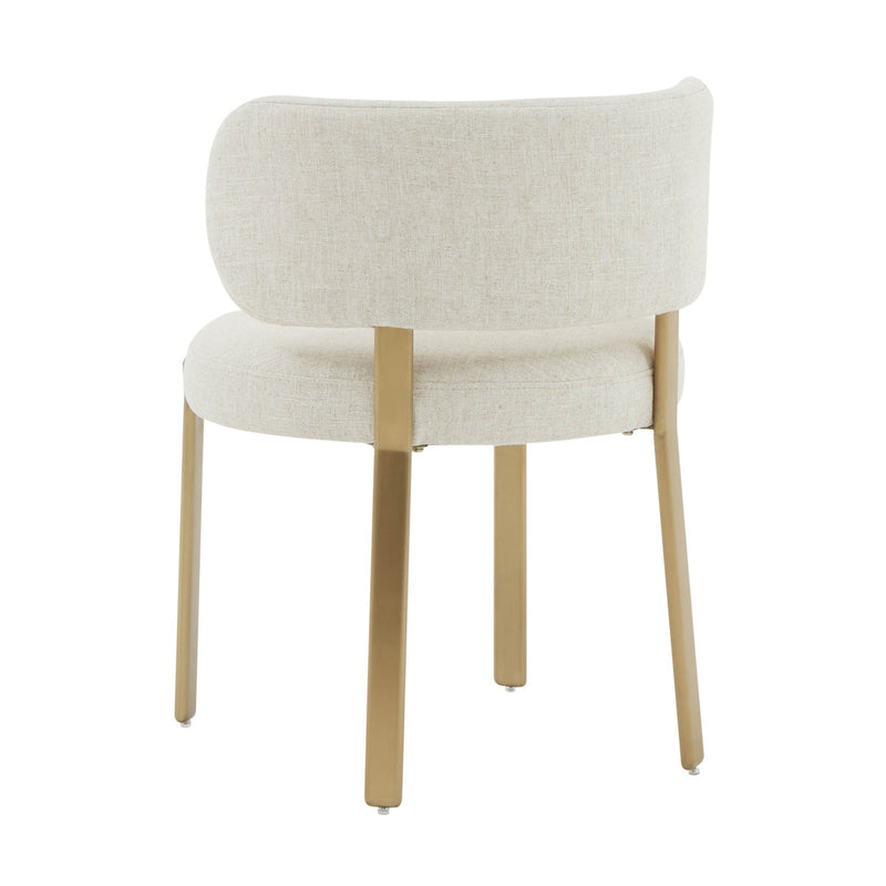 Havana Cream Linen Dining Chair - Luxury Living Collection