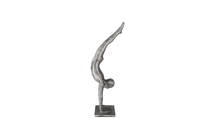 Handstand Sculpture Aluminum Small