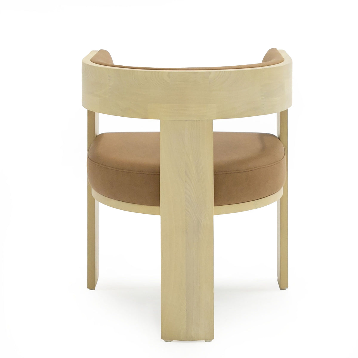 Etos Modern Natural Ash & Rust Fabric Dining Chair
