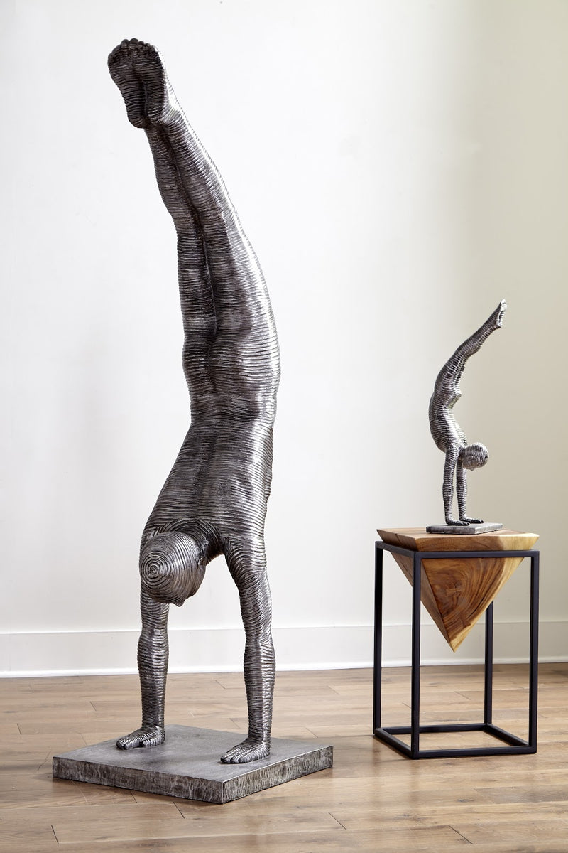 Handstand Sculpture Aluminum Small