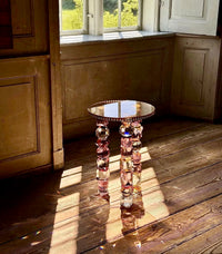 Amira European Artist Collection Crystal Accent Table