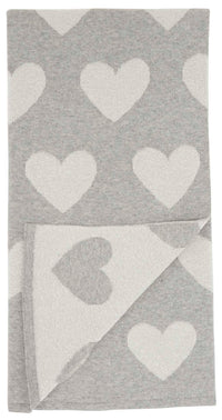 Ellerie 30" x 40" Grey Throw Blanket - Elegance Collection