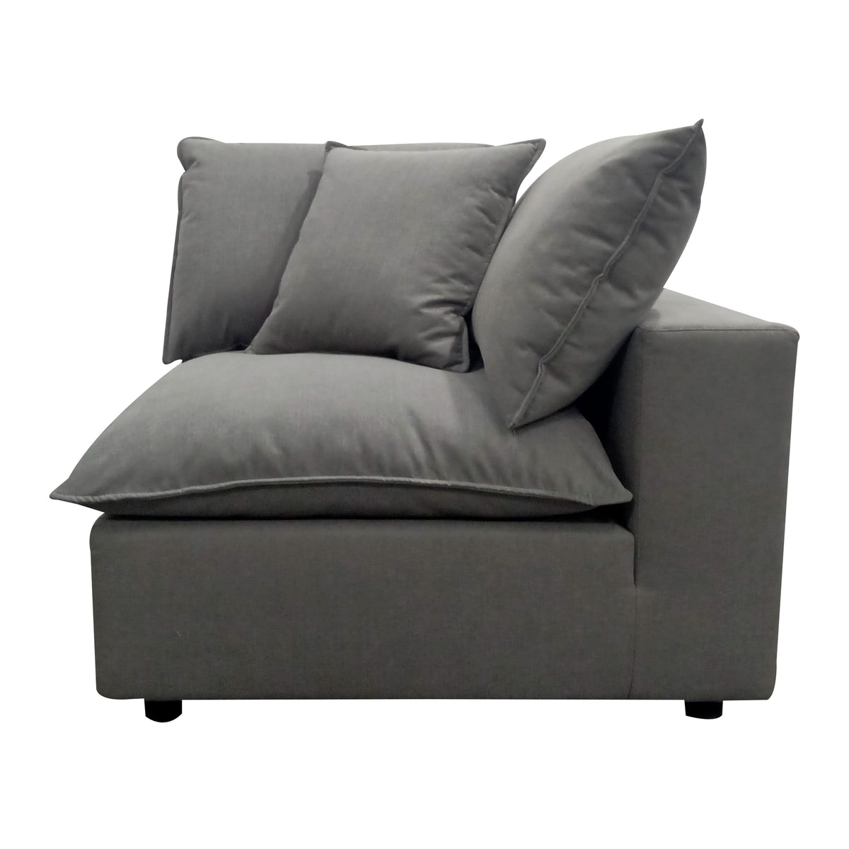 Cali Slate Performance Fabric Modular Corner Chair