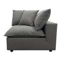 Cali Slate Performance Fabric Modular Corner Chair