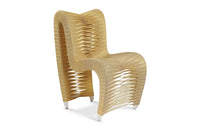 Straps Metallic Gold Chair