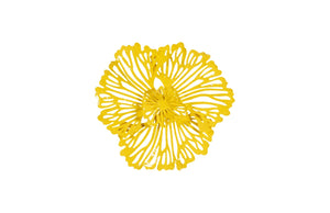Yellow Wall Flower Art