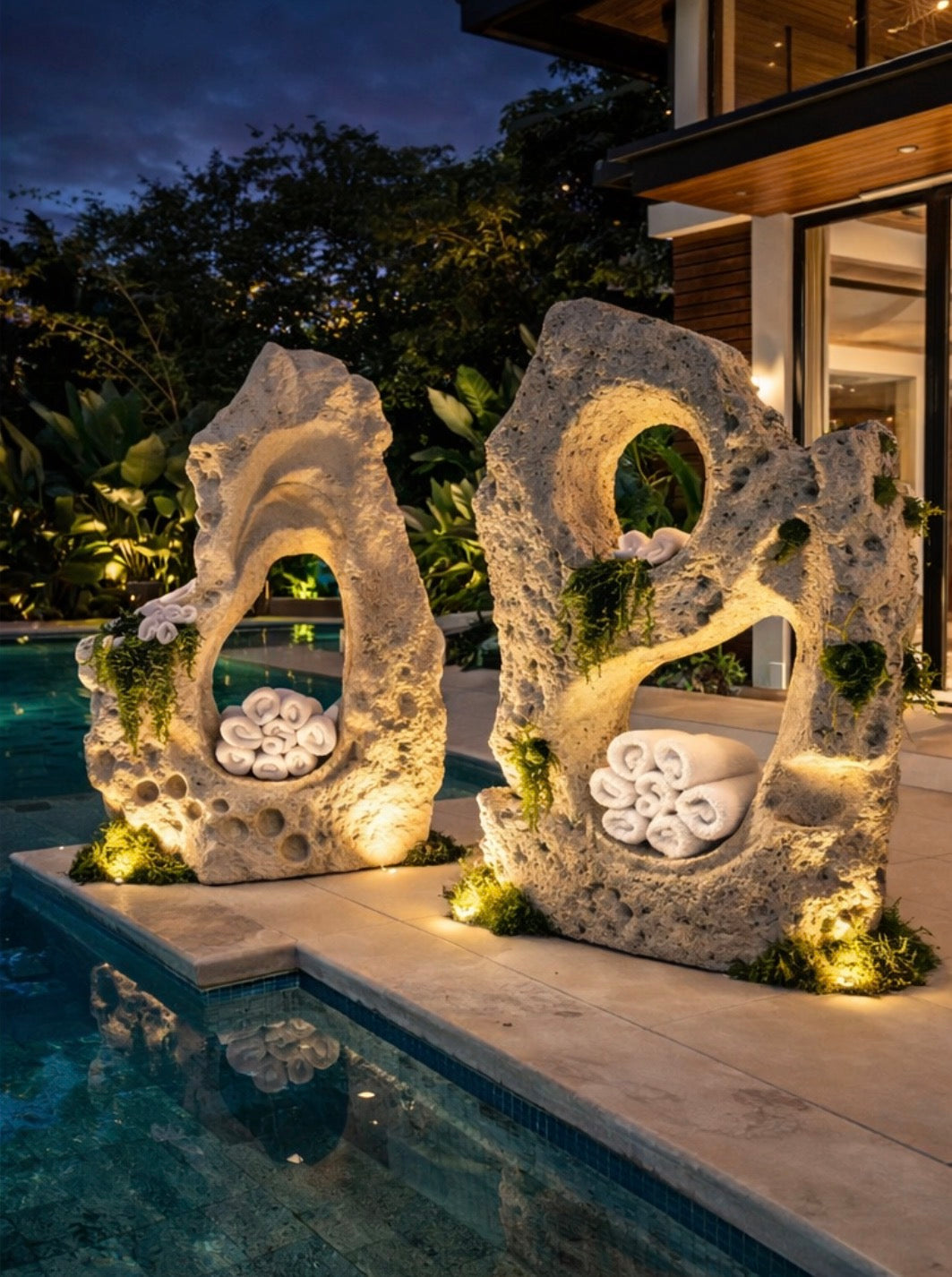 Cast Rock 97” Sculpture II