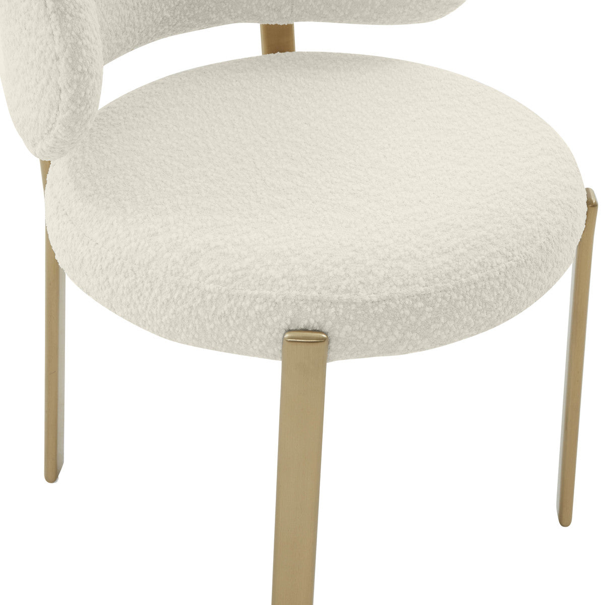 Havana Cream Boucle Dining Chair - Luxury Living Collection