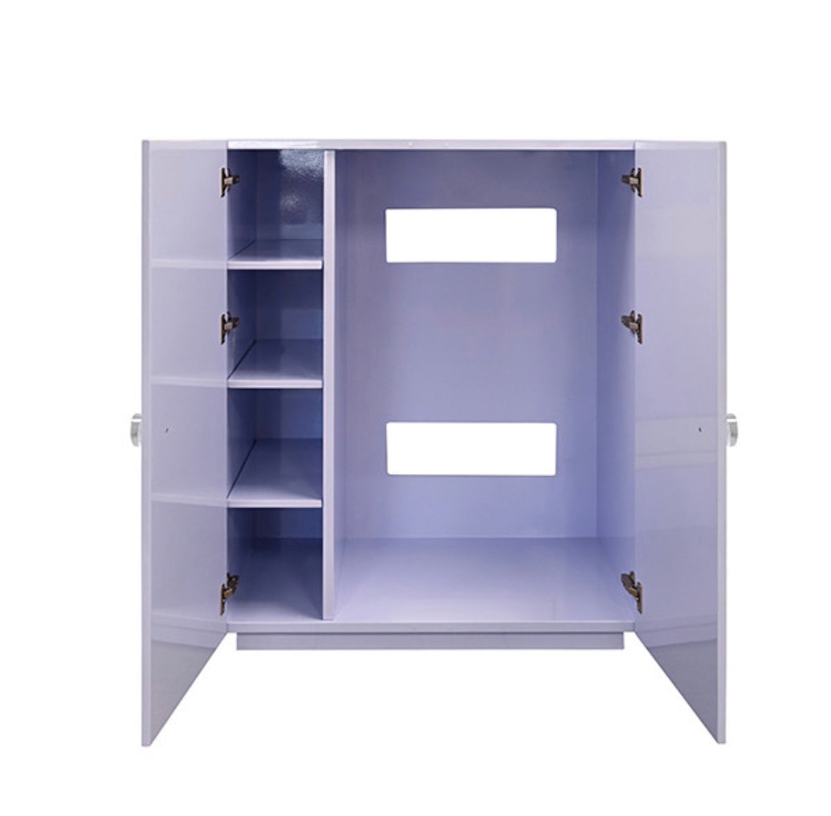 Sammi 40" Lavinder Lacquer Storage Cabinet