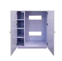 Sammi 40" Lavinder Lacquer Storage Cabinet