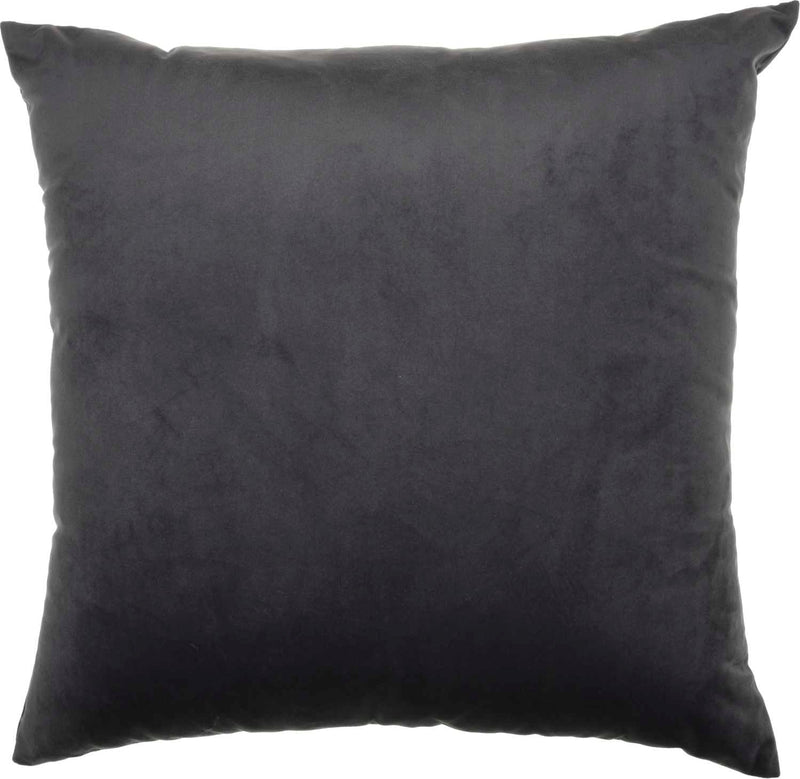 Fenne 18" x 18" Charcoal Throw Pillow - Elegance Collection