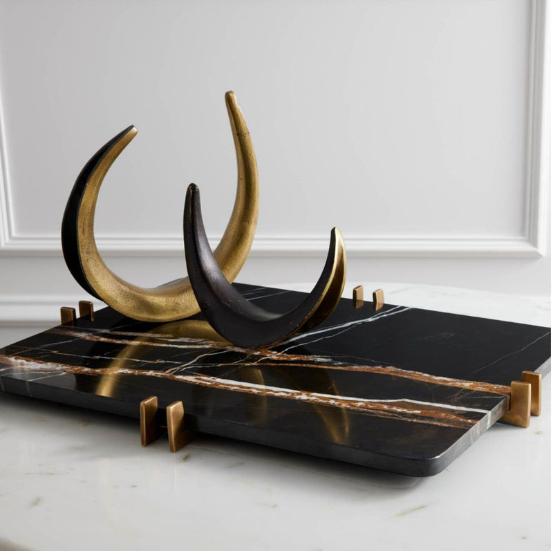 Lockhart Black & Gold Tray