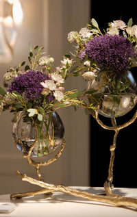 Twig 2 Vase Brass Holder