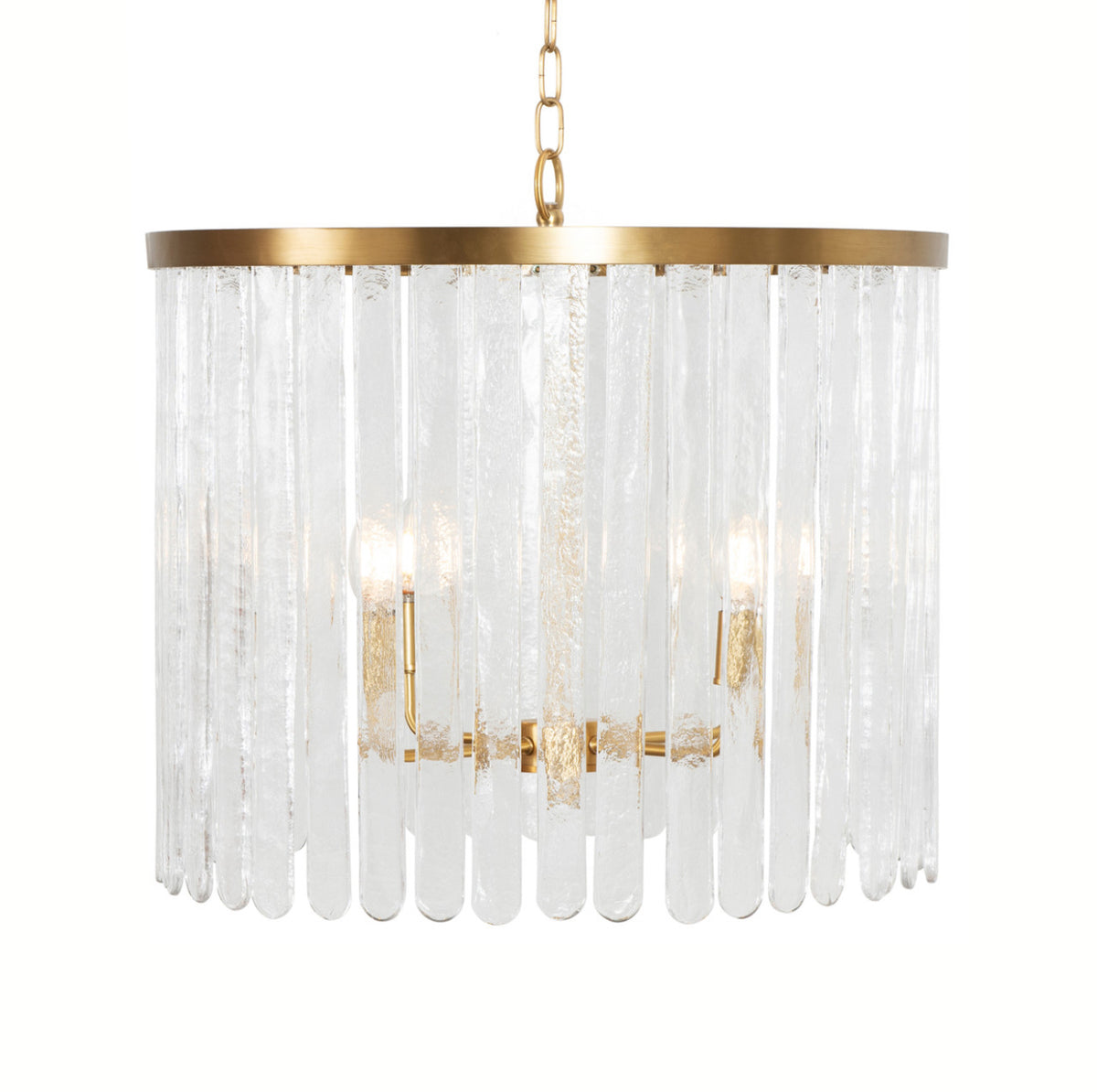 Paige Brushed Brass Pendant
