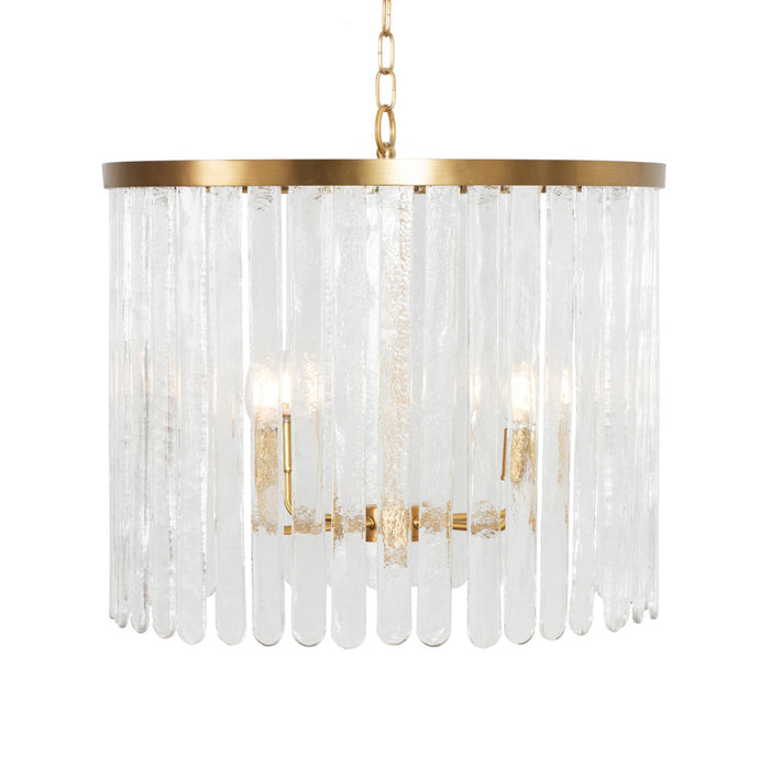 Paige Brushed Brass Pendant