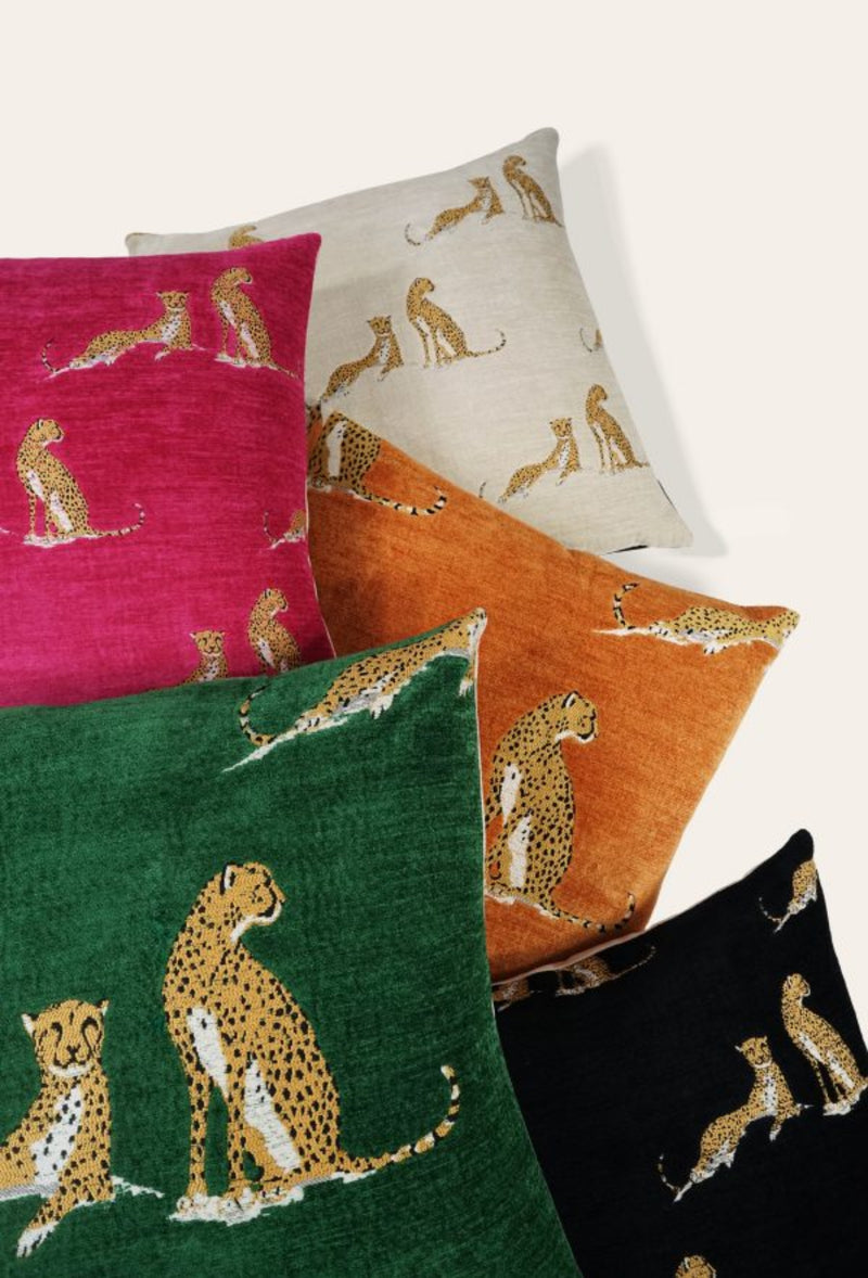 Spotted Superior Quality Luxurious Black Pillow