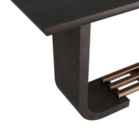 Ralston Bronze & Charcoal Console Table