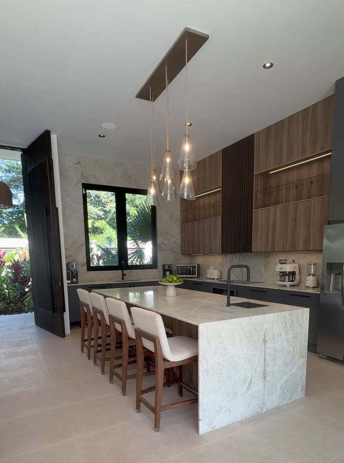 Ashvi Beige Counter Stool