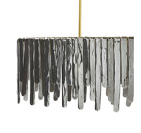 Leighton Gold & Grey Smoke Glass Chandelier