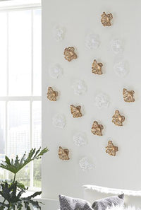 Copper Wall Flower Art
