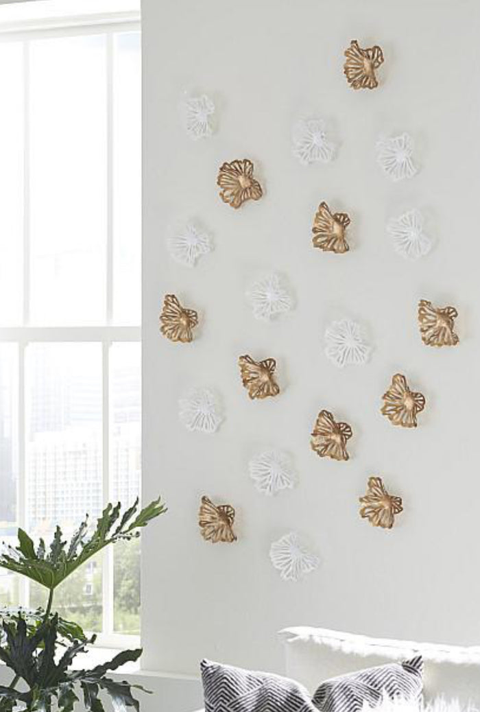 Copper Wall Flower Art