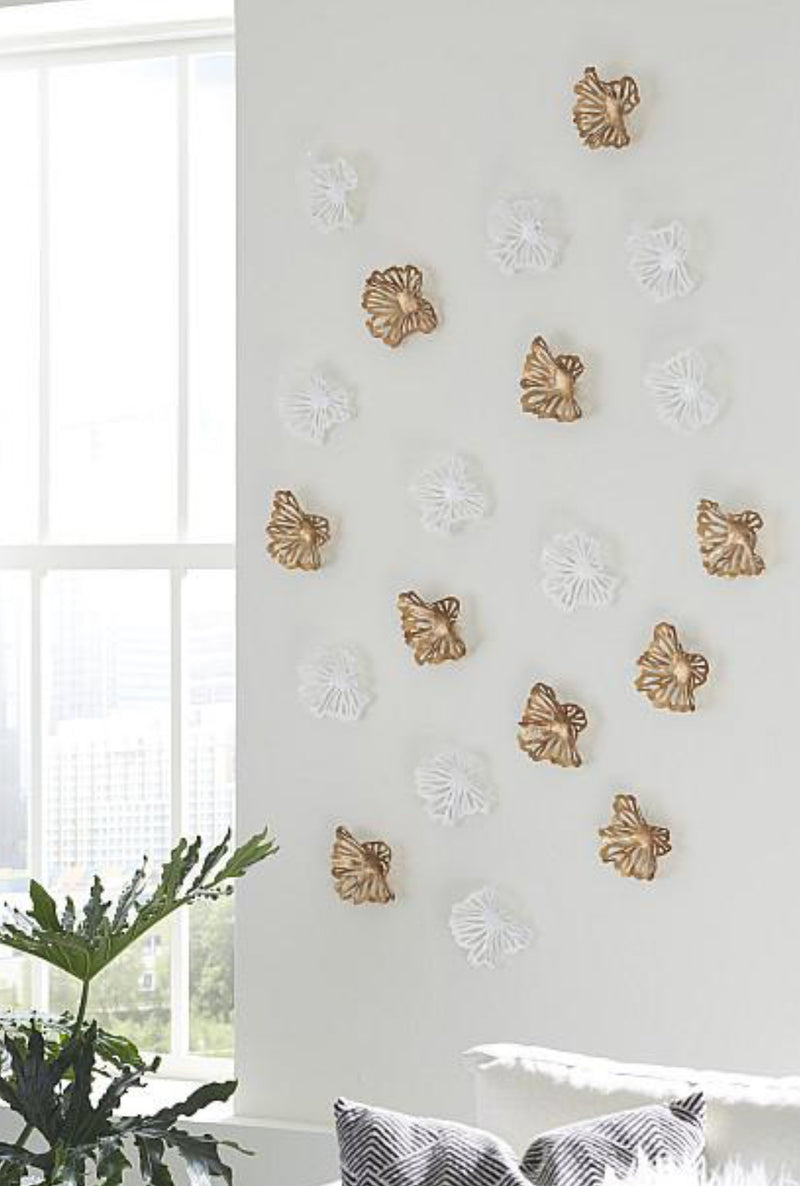 Copper Wall Flower Art