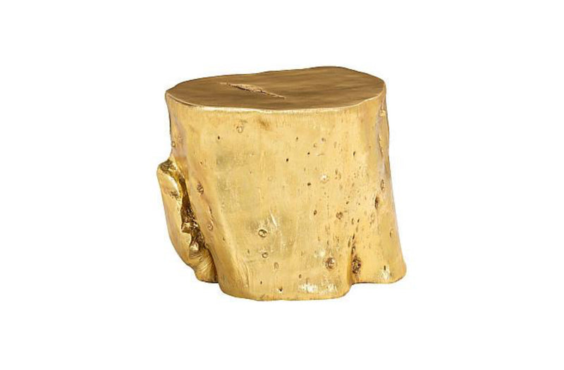 Wyn Gold Leaf Stool