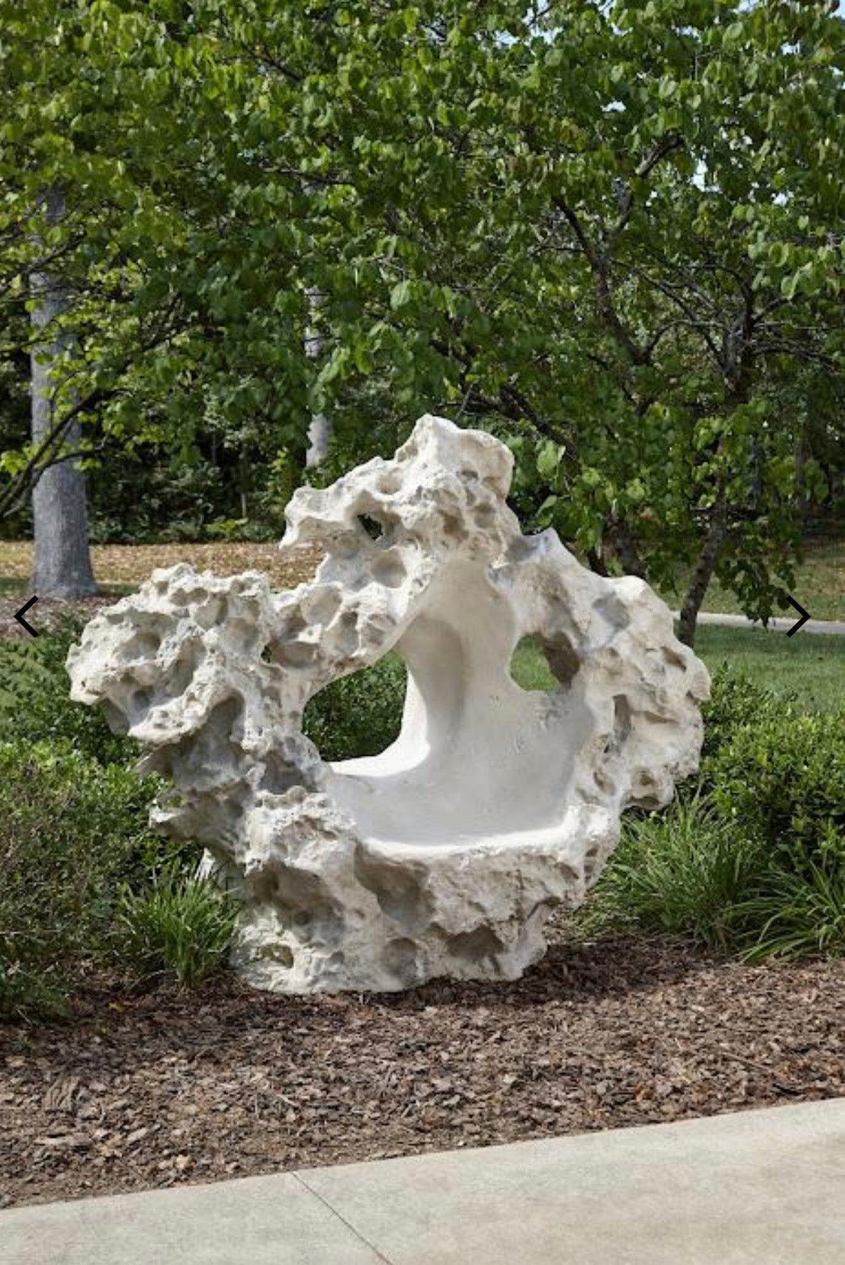 Cast Rock 78” Seat Sculpture III