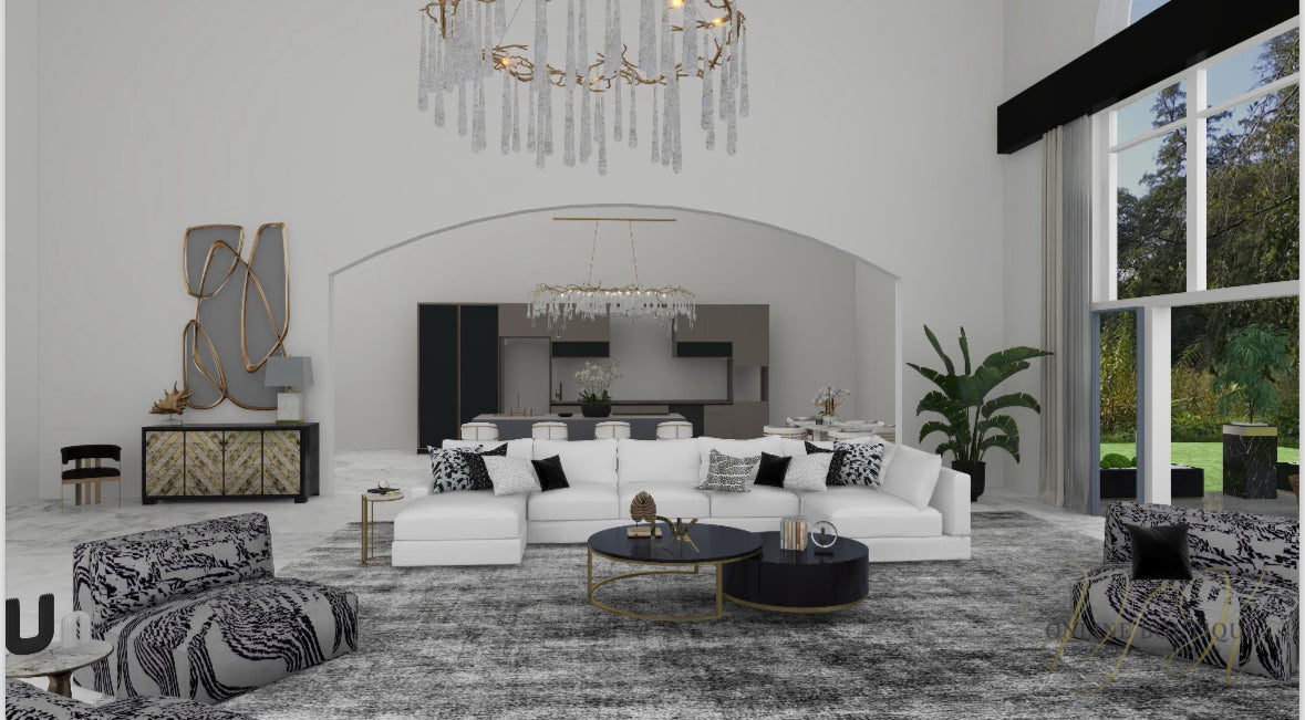 Luxe In Person Curation Design Service (In Person 3D Floor Plan & Video With Furnishings)