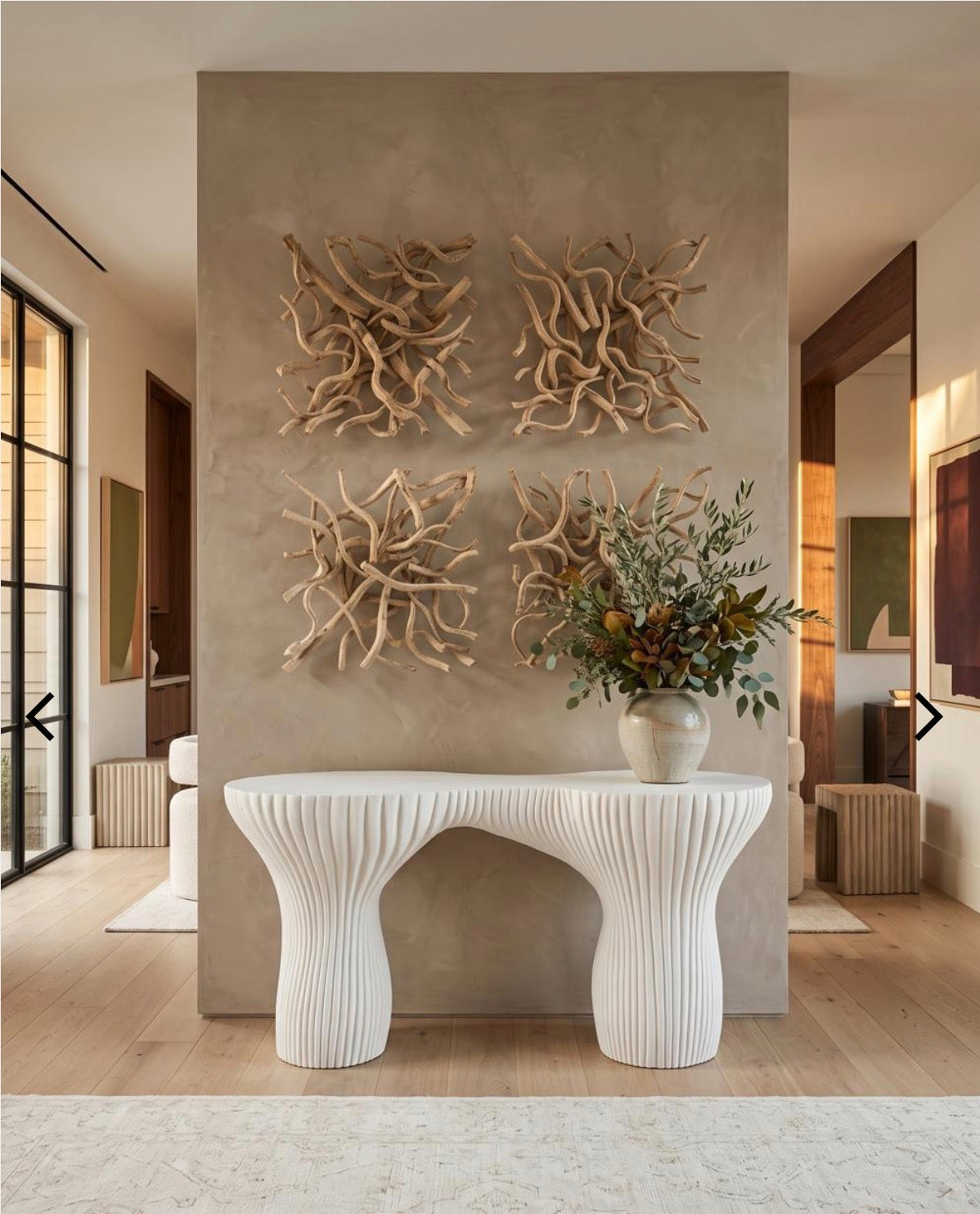 Branches 21” Bleached Wall Art