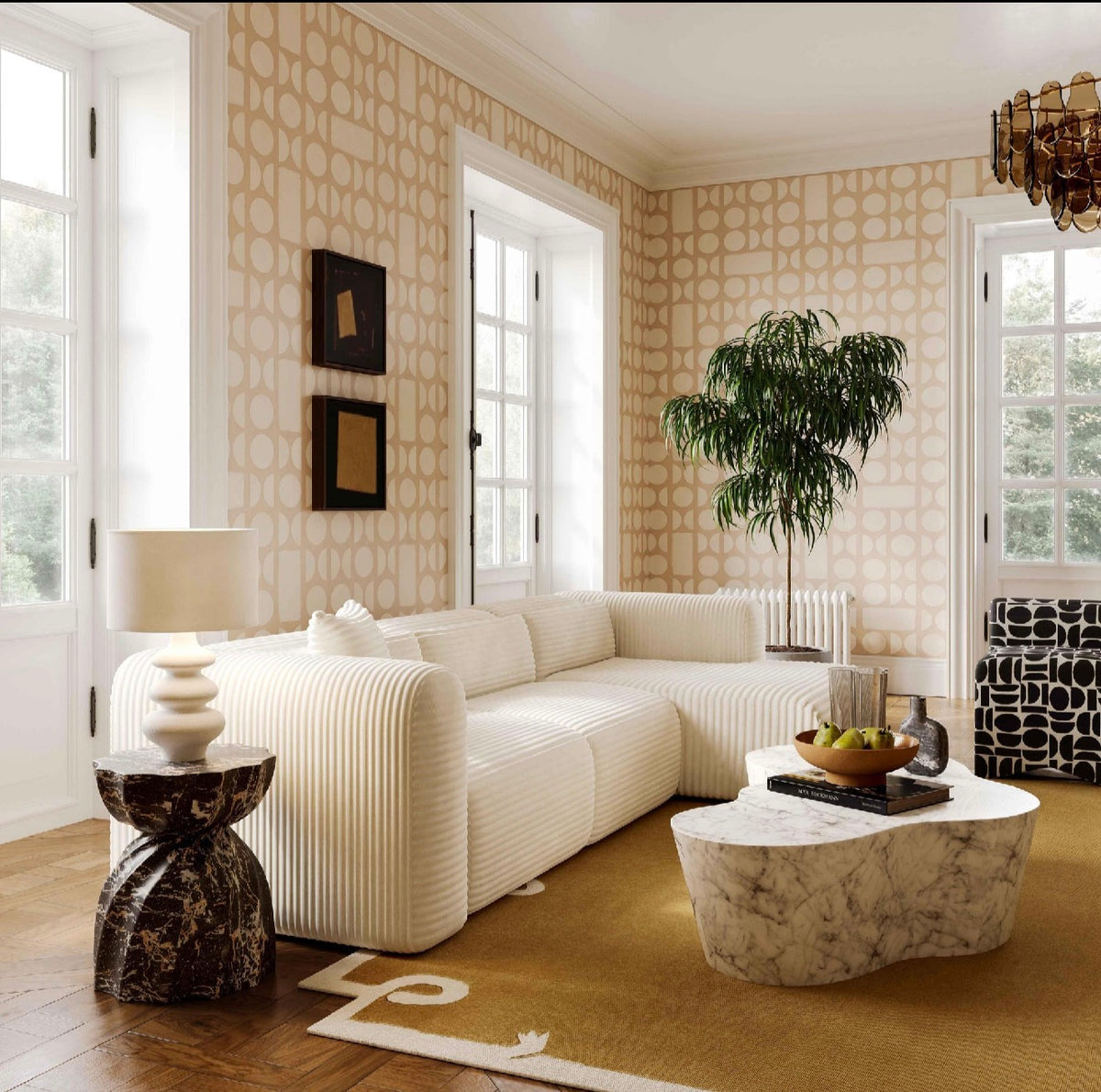 Kruz Marble Coffee Table