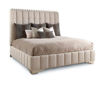 Zenia Silver Finish King Bed - Luxury Living Collection