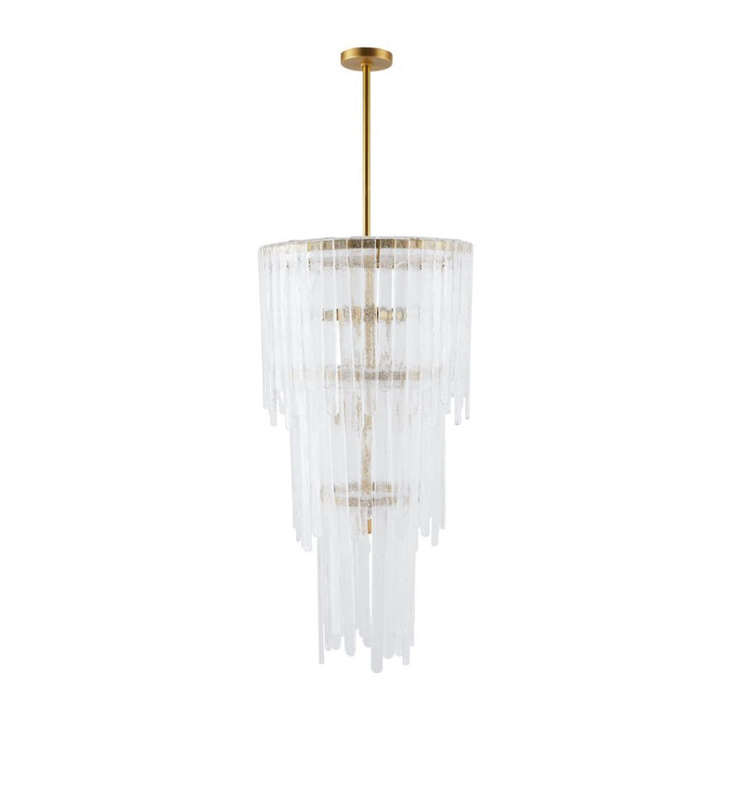 Raine Gold & Glass Chandelier