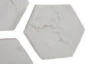 Rue Off-White Indoor/Outdoor Roman Stone Wall Tiles (Set of 3)