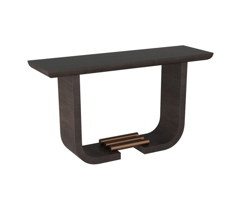 Ralston Bronze & Charcoal Console Table