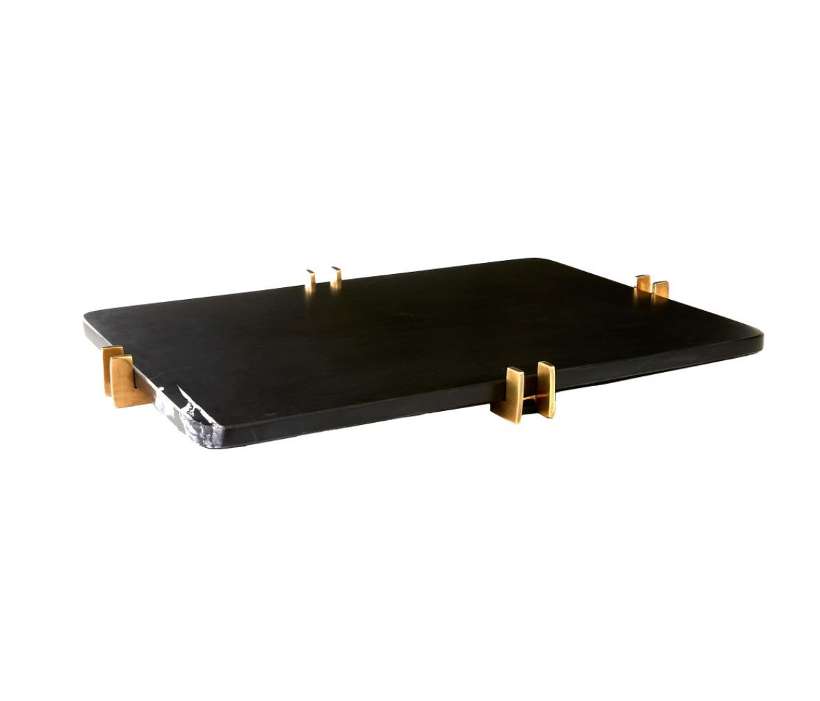 Lockhart Black & Gold Tray